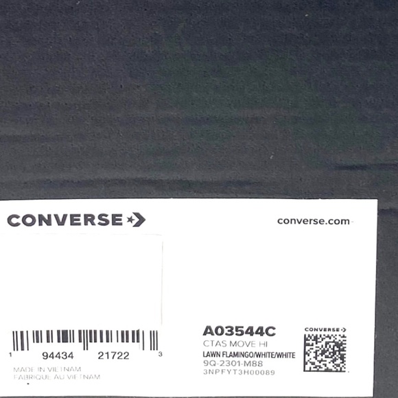 Converse Chuck Taylor Move Platform Flamingo Canvas Women's Shoes Casual A03544C - Picture 9 of 10